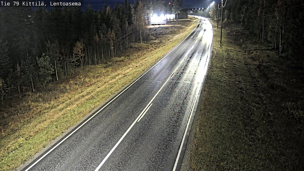 Kelikamerat Kuva Tie 79 Kittilä, Lentoasema, Kittilä, Lappi