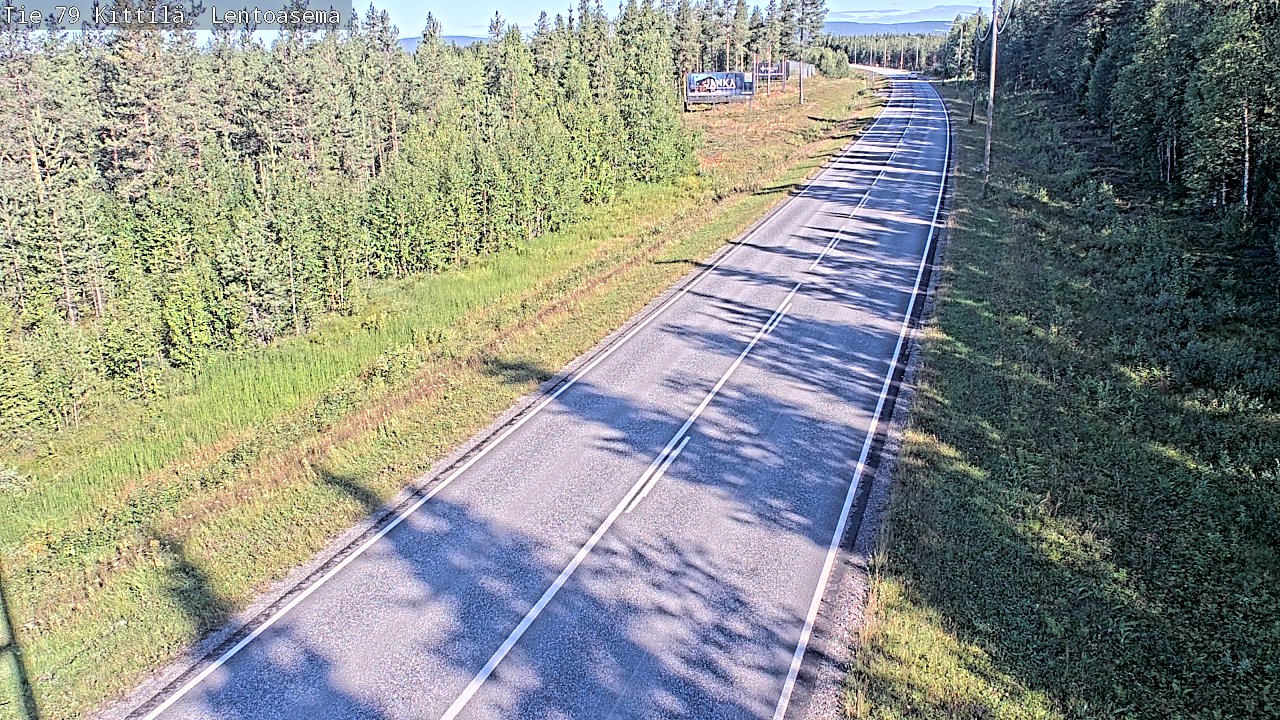 Weather Camera Image Road 79 Kittilä, Lentoasema, Kittilä, Lappi