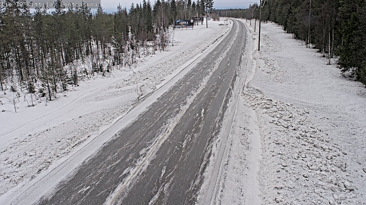 Kelikamerat Kuva Tie 79 Kittilä, Lentoasema, Kittilä, Lappi