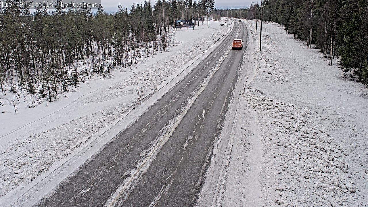 Kelikamerat Kuva Tie 79 Kittilä, Lentoasema, Kittilä, Lappi