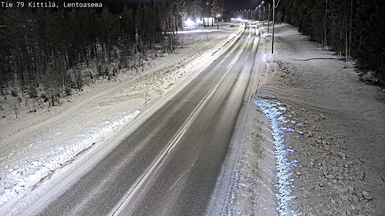 Kelikamerat Kuva Tie 79 Kittilä, Lentoasema, Kittilä, Lappi
