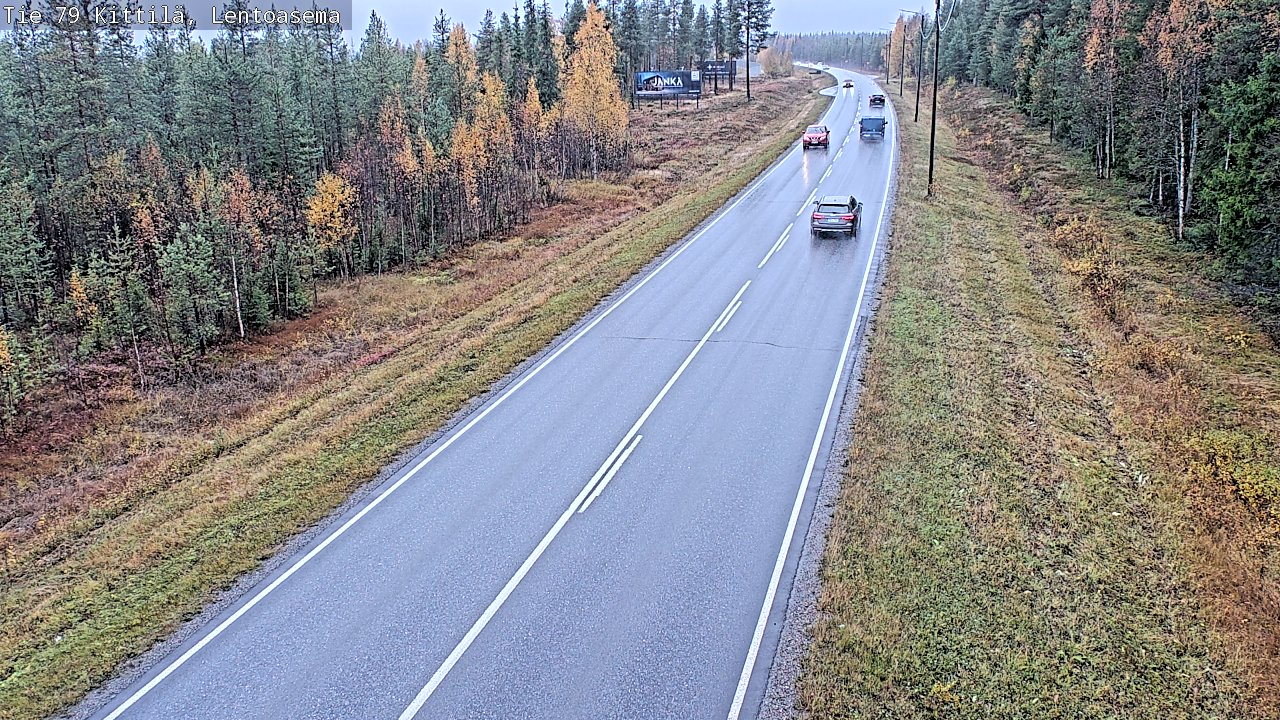 Kelikamerat Kuva Tie 79 Kittilä, Lentoasema, Kittilä, Lappi