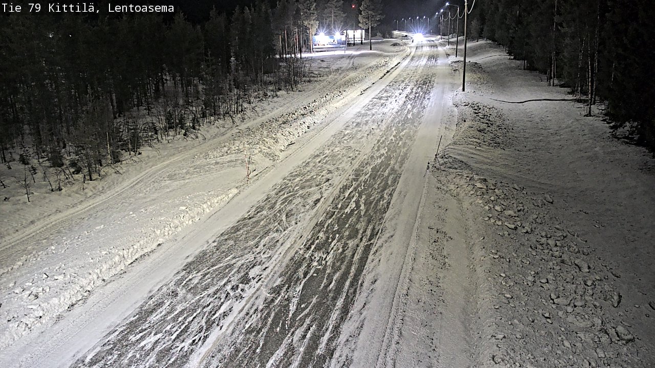 Kelikamerat Kuva Tie 79 Kittilä, Lentoasema, Kittilä, Lappi