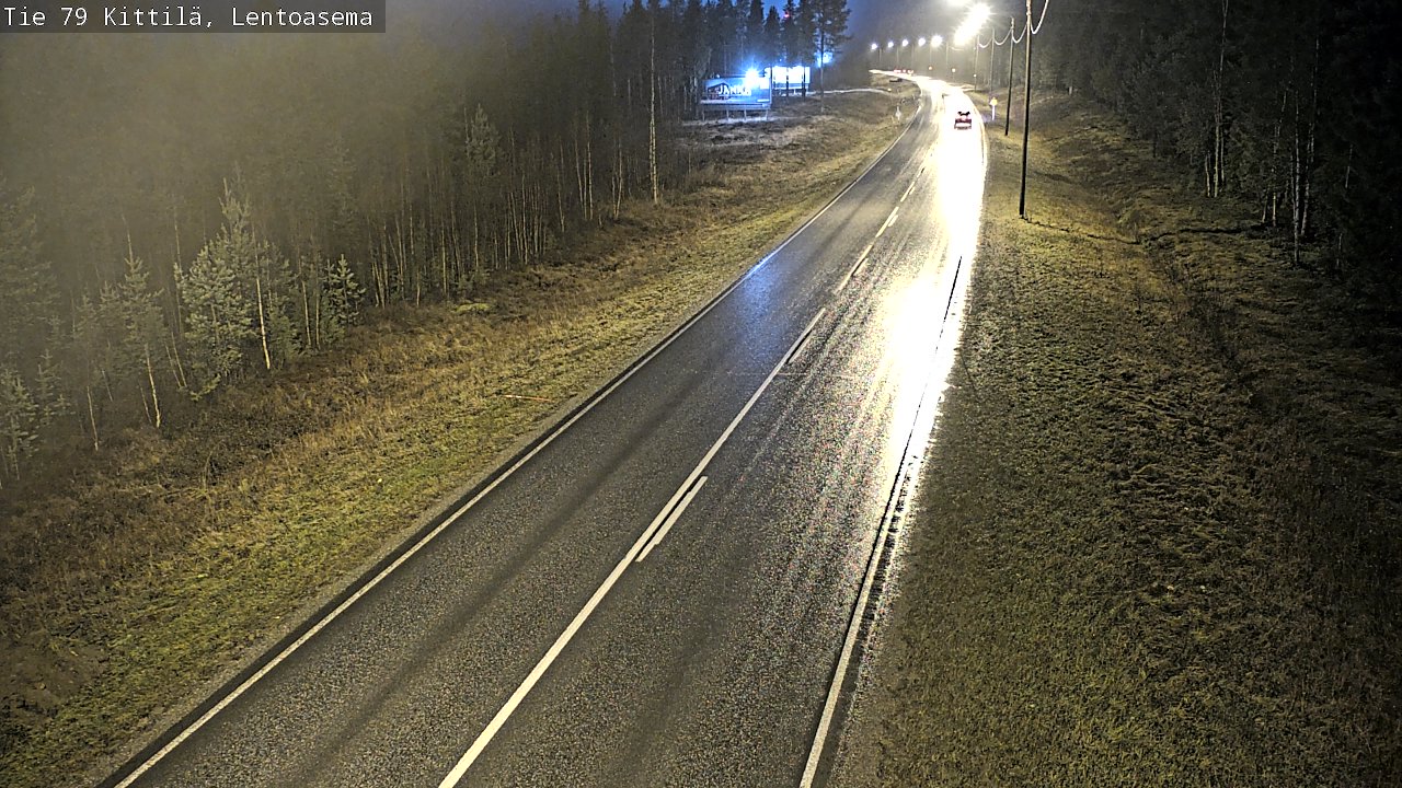 Kelikamerat Kuva Tie 79 Kittilä, Lentoasema, Kittilä, Lappi