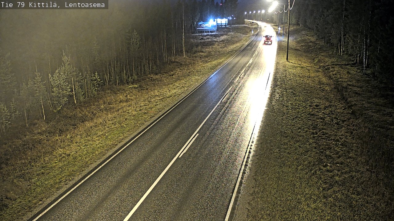 Kelikamerat Kuva Tie 79 Kittilä, Lentoasema, Kittilä, Lappi