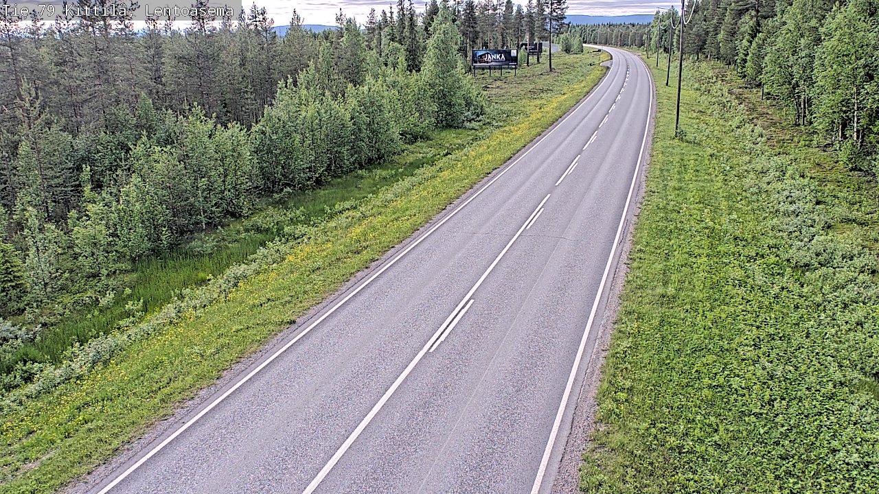 Kelikamerat Kuva Tie 79 Kittilä, Lentoasema, Kittilä, Lappi