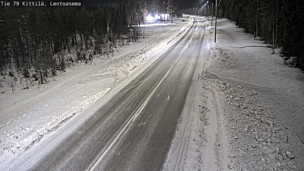Kelikamerat Kuva Tie 79 Kittilä, Lentoasema, Kittilä, Lappi