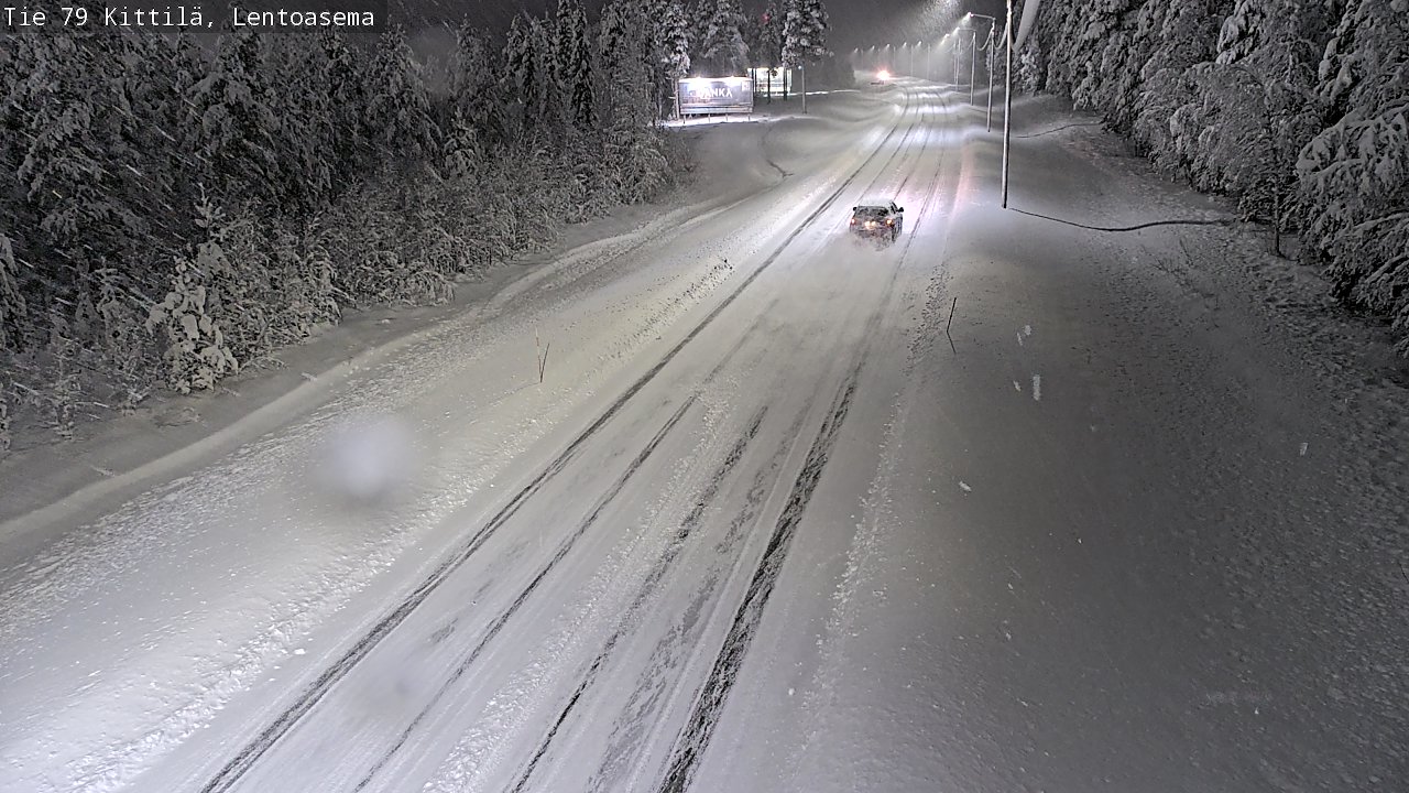 Weather Camera Image Road 79 Kittilä, Lentoasema, Kittilä, Lappi
