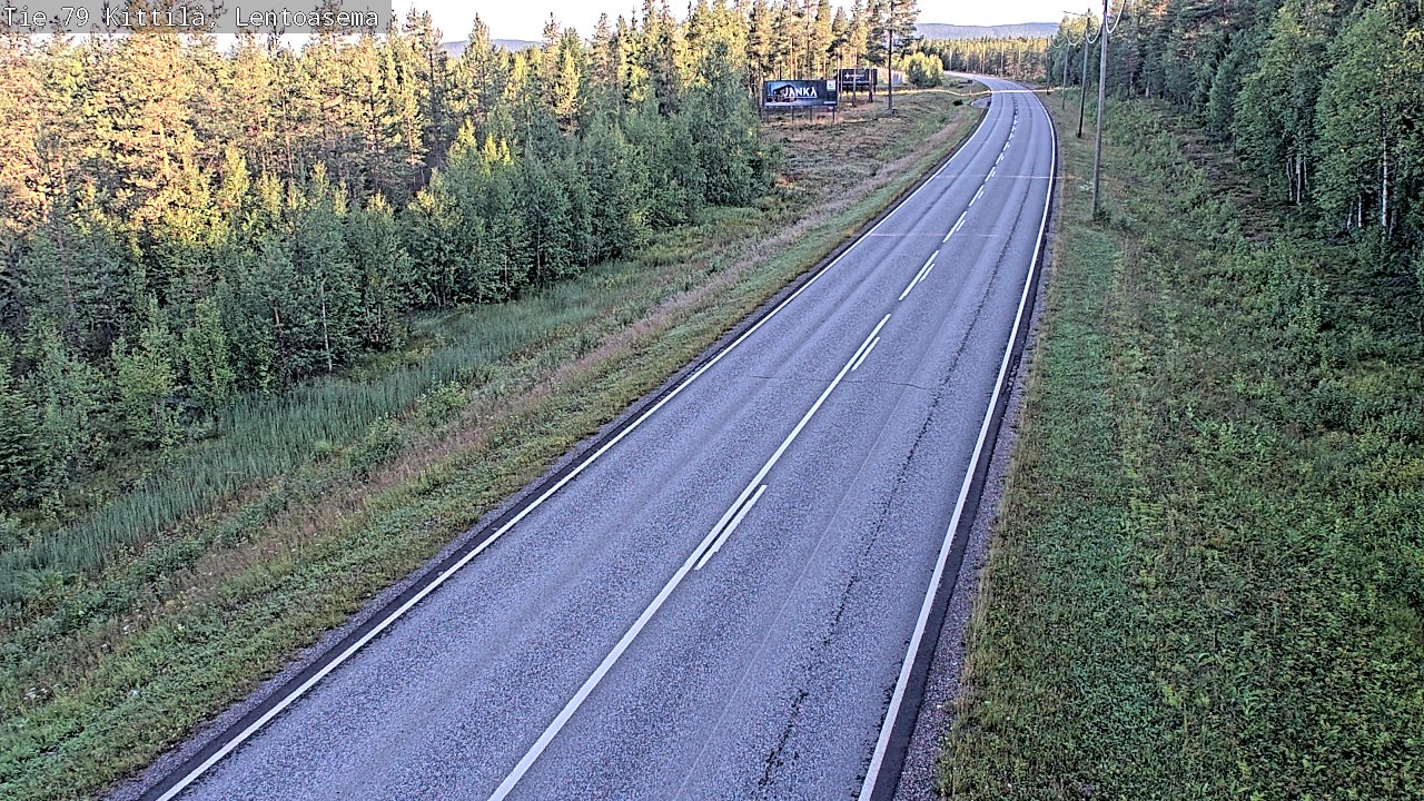 Weather Camera Image Road 79 Kittilä, Lentoasema, Kittilä, Lappi