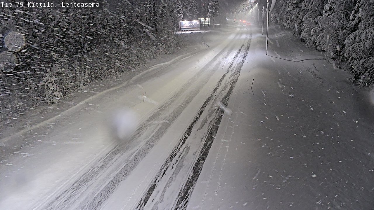Weather Camera Image Road 79 Kittilä, Lentoasema, Kittilä, Lappi