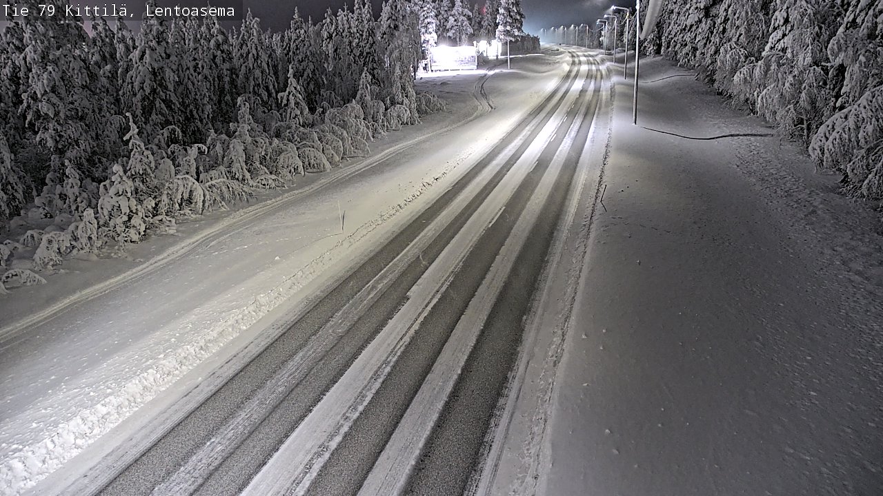 Kelikamerat Kuva Tie 79 Kittilä, Lentoasema, Kittilä, Lappi