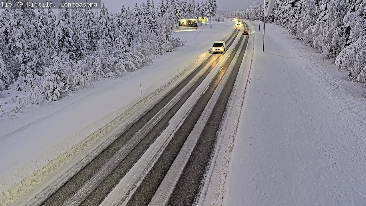 Kelikamerat Kuva Tie 79 Kittilä, Lentoasema, Kittilä, Lappi