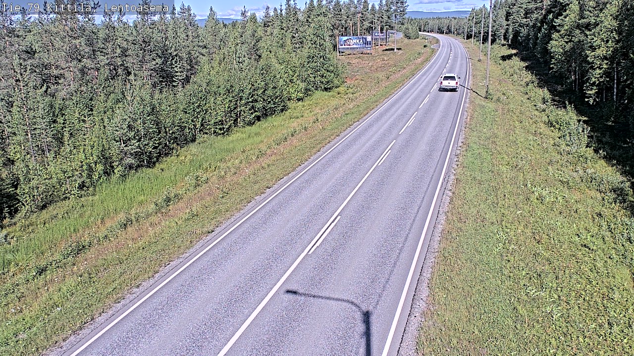 Weather Camera Image Road 79 Kittilä, Lentoasema, Kittilä, Lappi