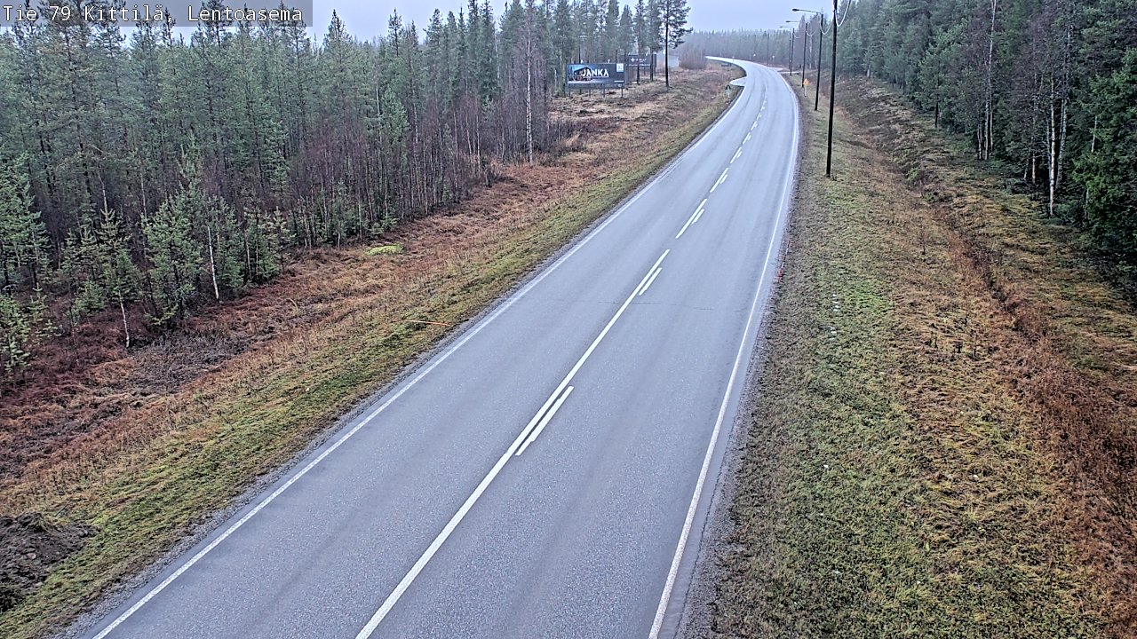 Kelikamerat Kuva Tie 79 Kittilä, Lentoasema, Kittilä, Lappi