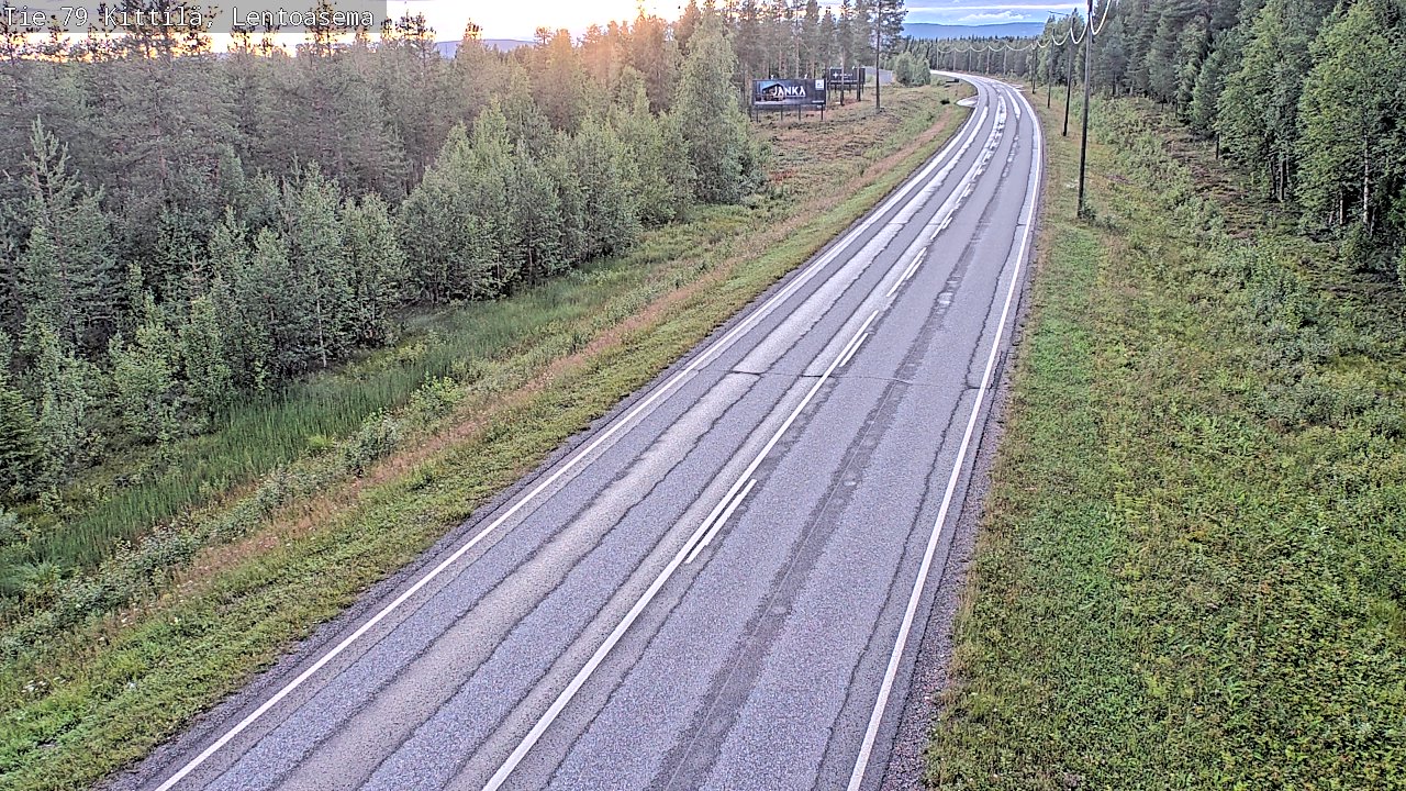 Kelikamerat Kuva Tie 79 Kittilä, Lentoasema, Kittilä, Lappi