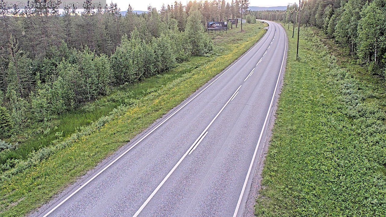 Kelikamerat Kuva Tie 79 Kittilä, Lentoasema, Kittilä, Lappi