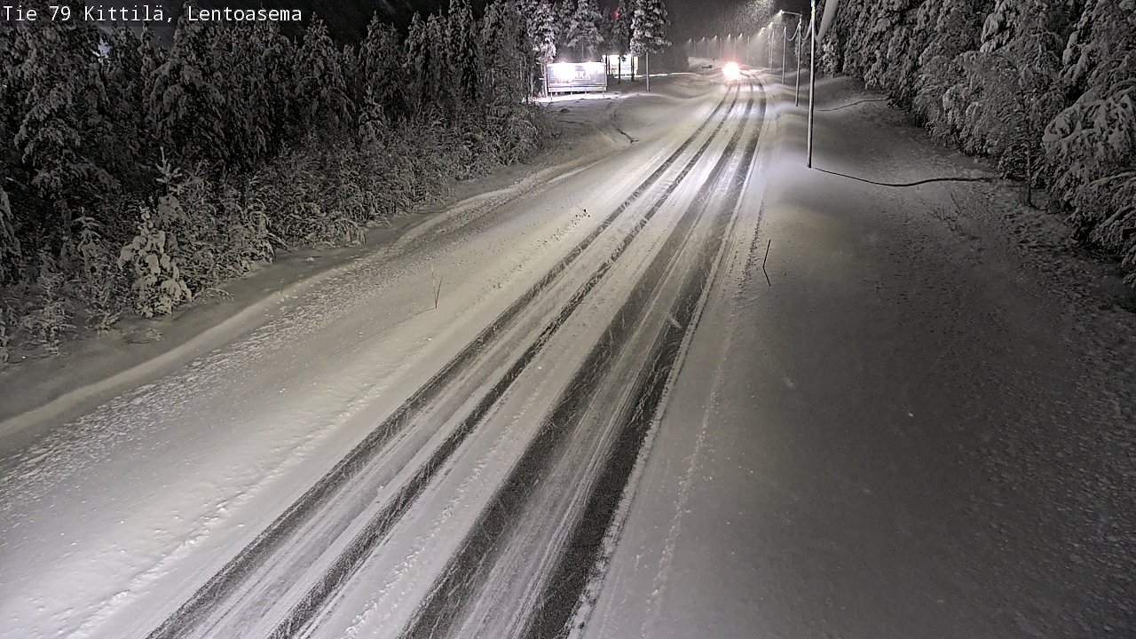 Weather Camera Image Road 79 Kittilä, Lentoasema, Kittilä, Lappi