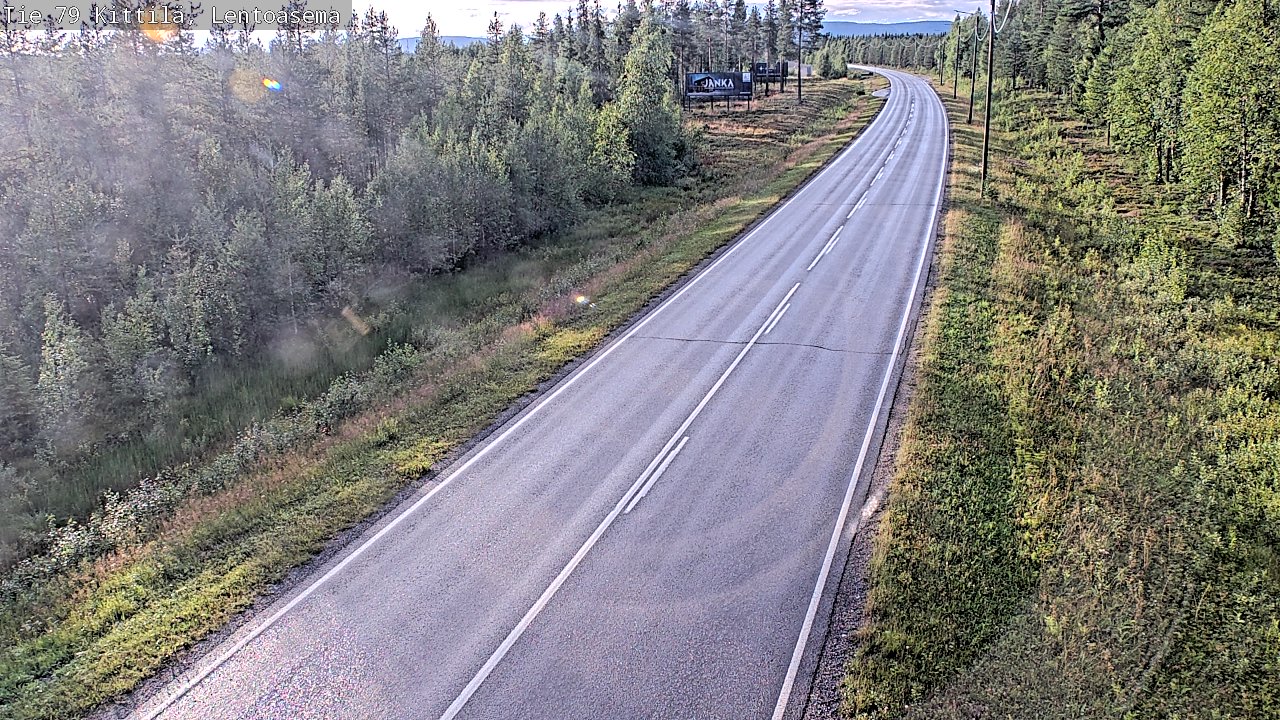 Kelikamerat Kuva Tie 79 Kittilä, Lentoasema, Kittilä, Lappi