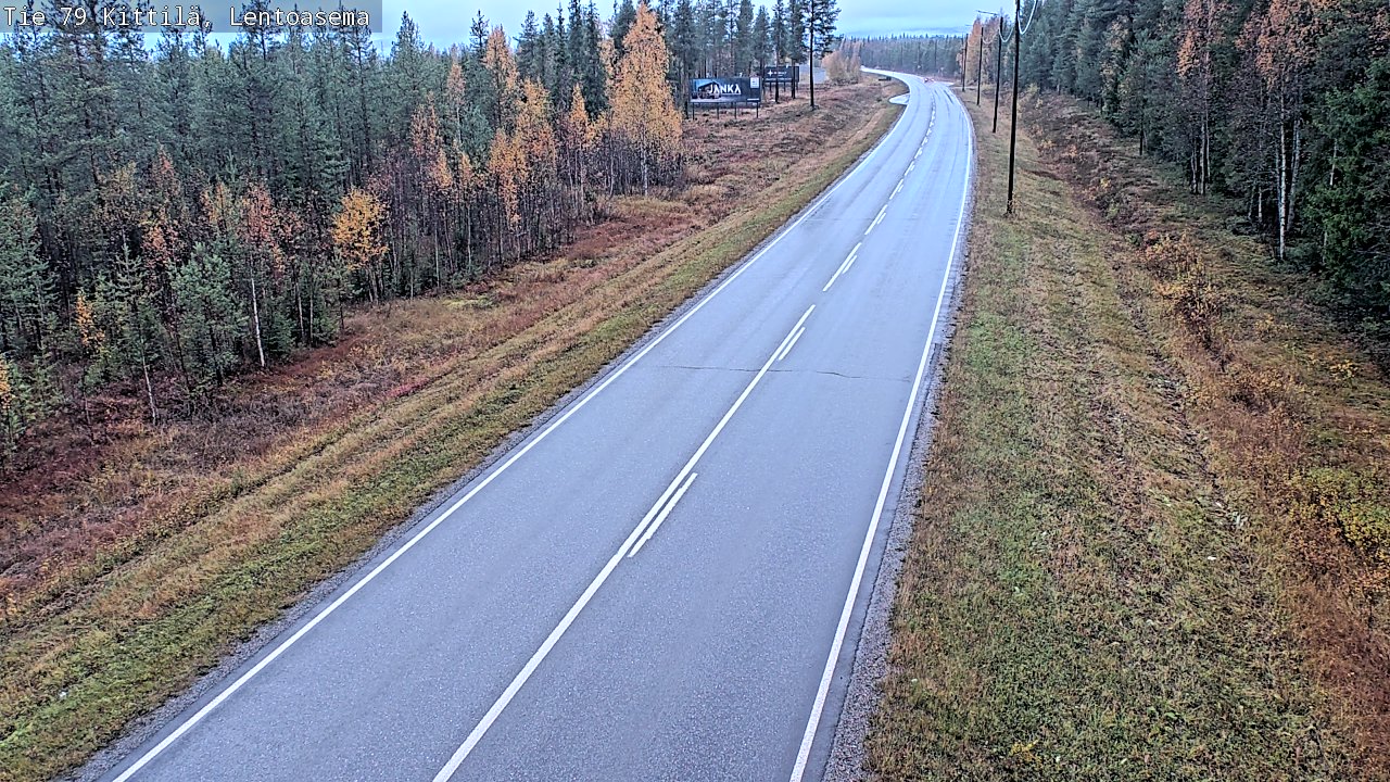 Kelikamerat Kuva Tie 79 Kittilä, Lentoasema, Kittilä, Lappi