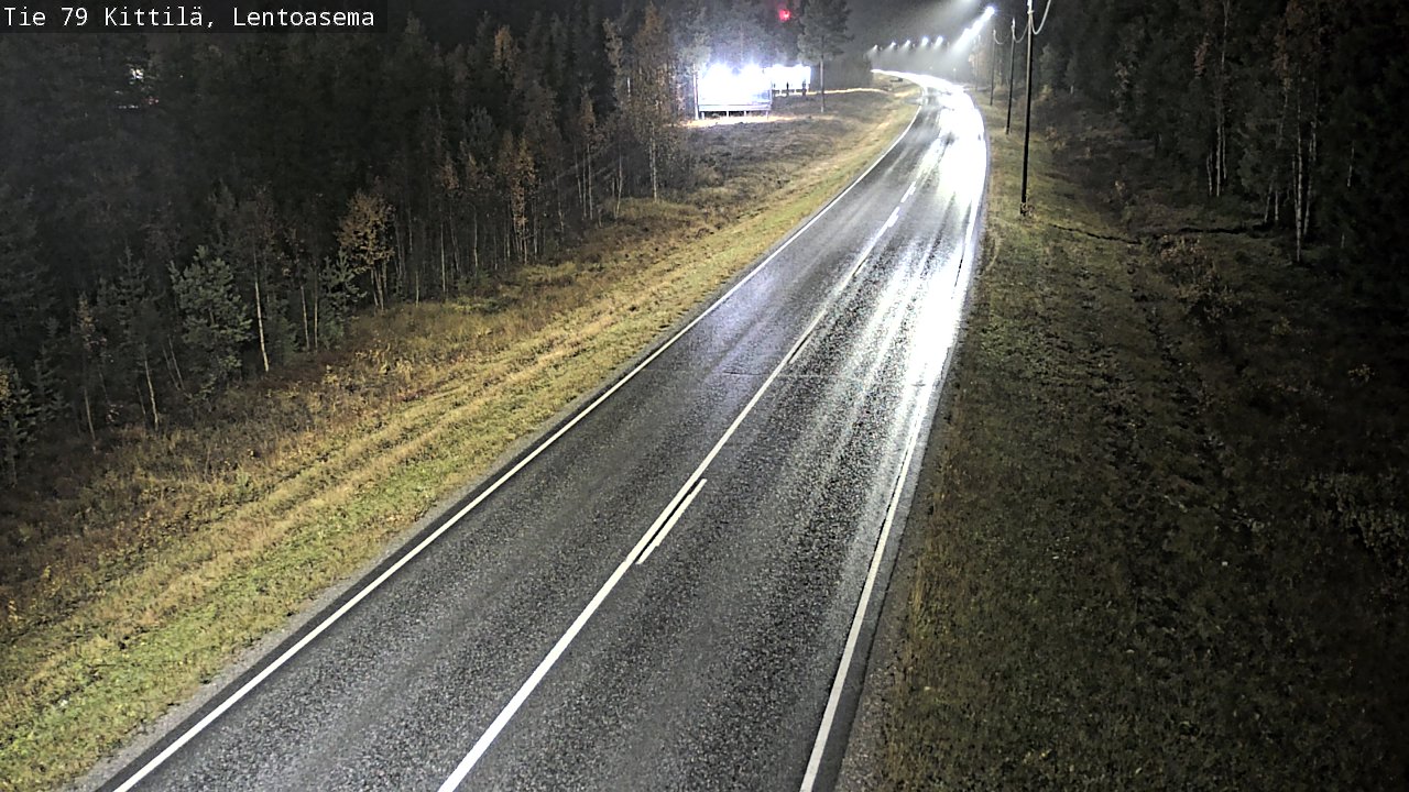 Kelikamerat Kuva Tie 79 Kittilä, Lentoasema, Kittilä, Lappi