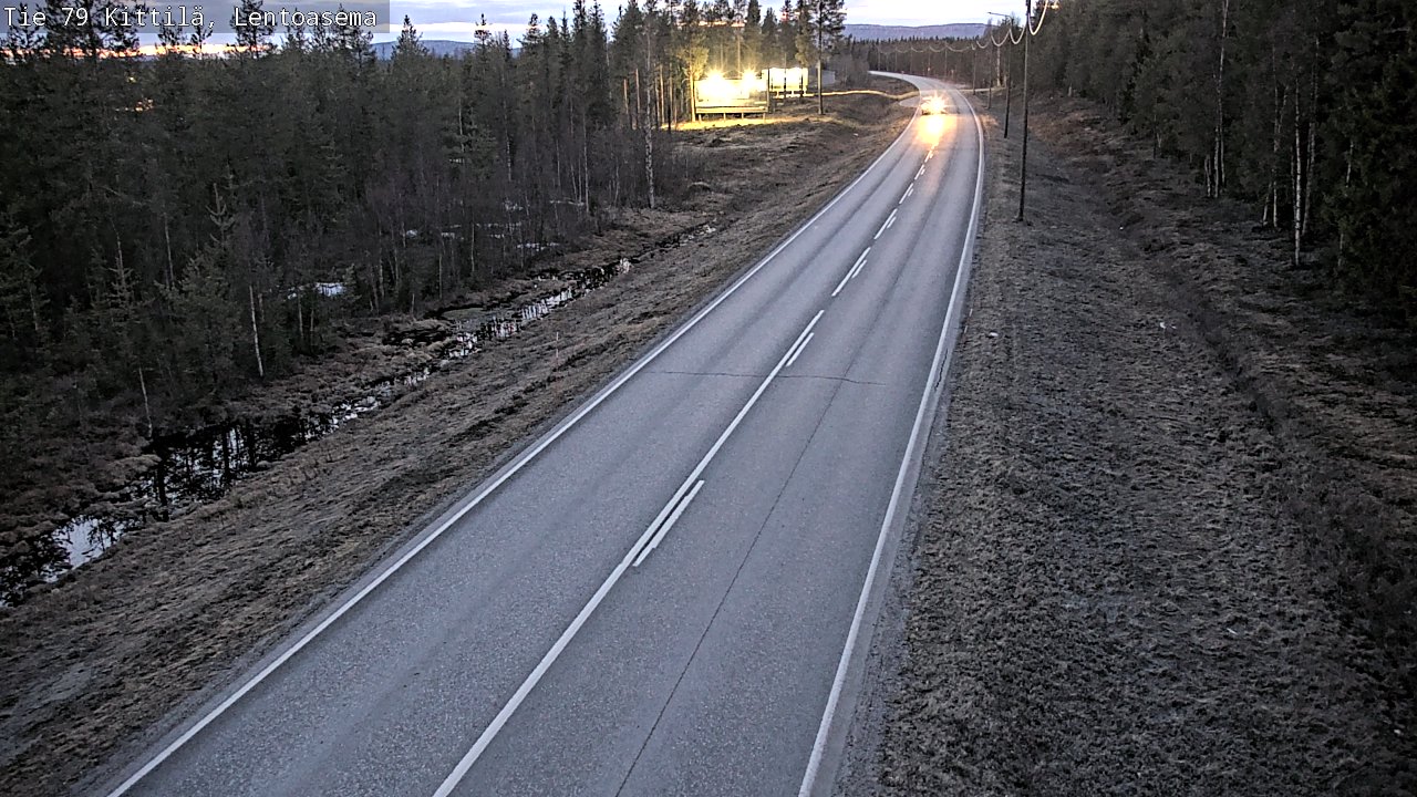 Weather Camera Image Road 79 Kittilä, Lentoasema, Kittilä, Lappi
