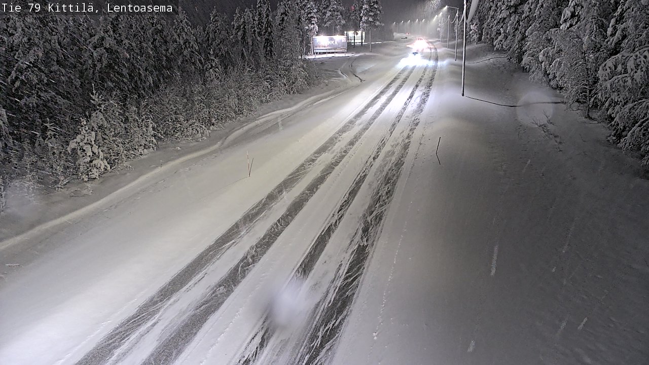 Weather Camera Image Road 79 Kittilä, Lentoasema, Kittilä, Lappi
