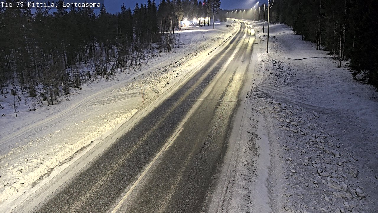Kelikamerat Kuva Tie 79 Kittilä, Lentoasema, Kittilä, Lappi