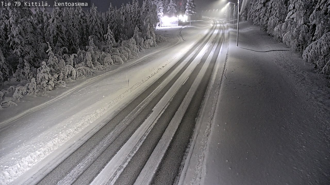 Kelikamerat Kuva Tie 79 Kittilä, Lentoasema, Kittilä, Lappi