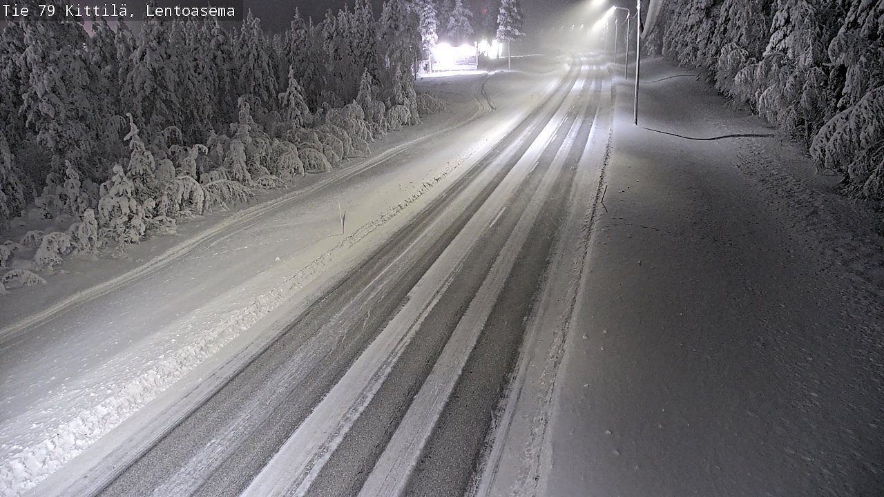 Kelikamerat Kuva Tie 79 Kittilä, Lentoasema, Kittilä, Lappi