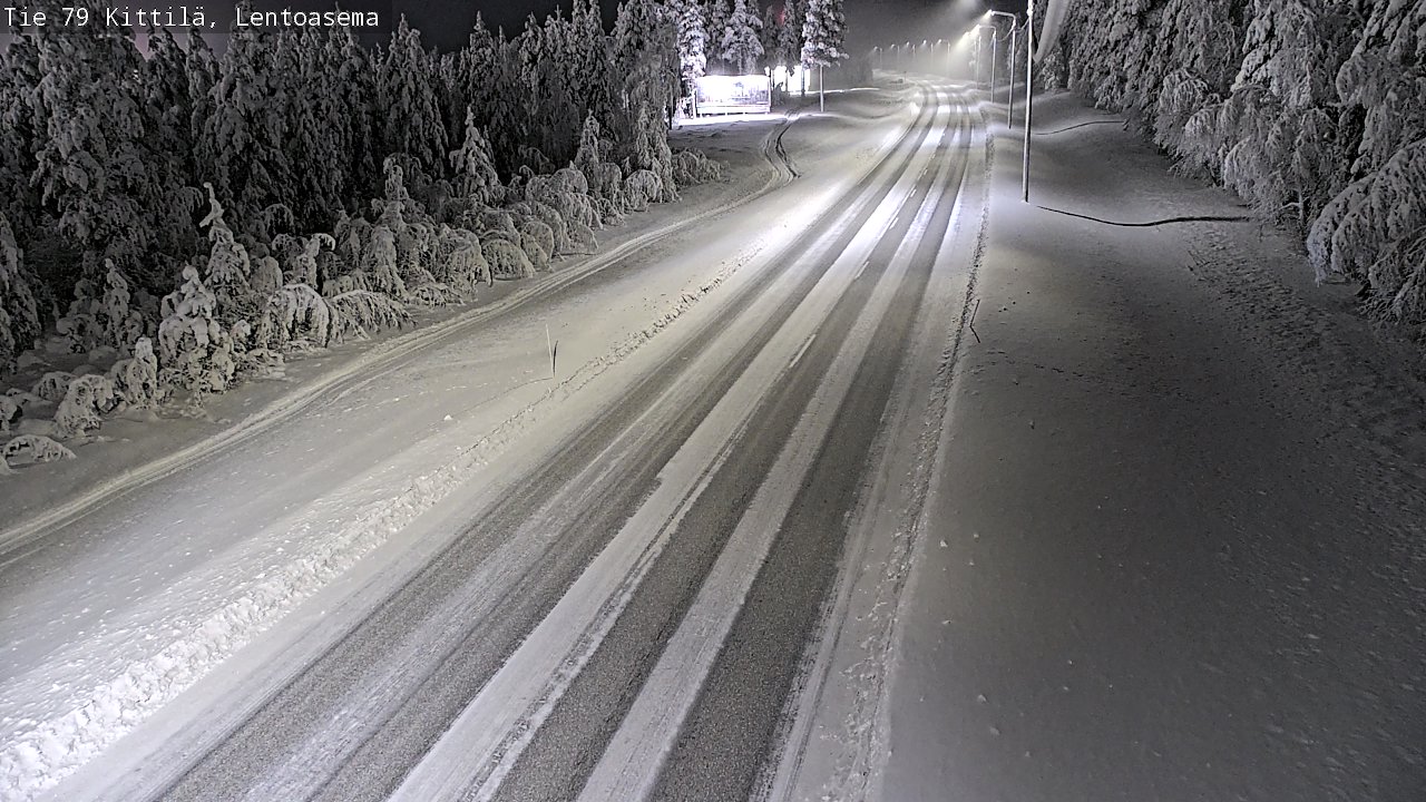 Kelikamerat Kuva Tie 79 Kittilä, Lentoasema, Kittilä, Lappi