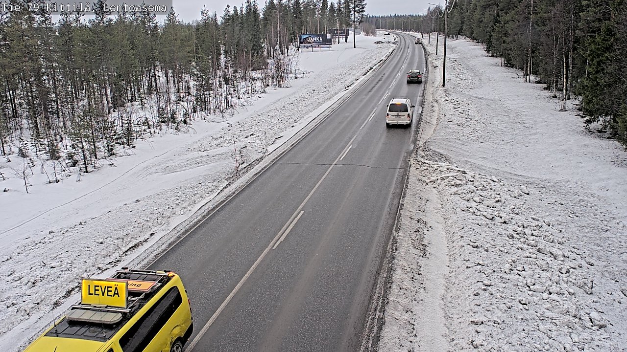 Weather Camera Image Road 79 Kittilä, Lentoasema, Kittilä, Lappi