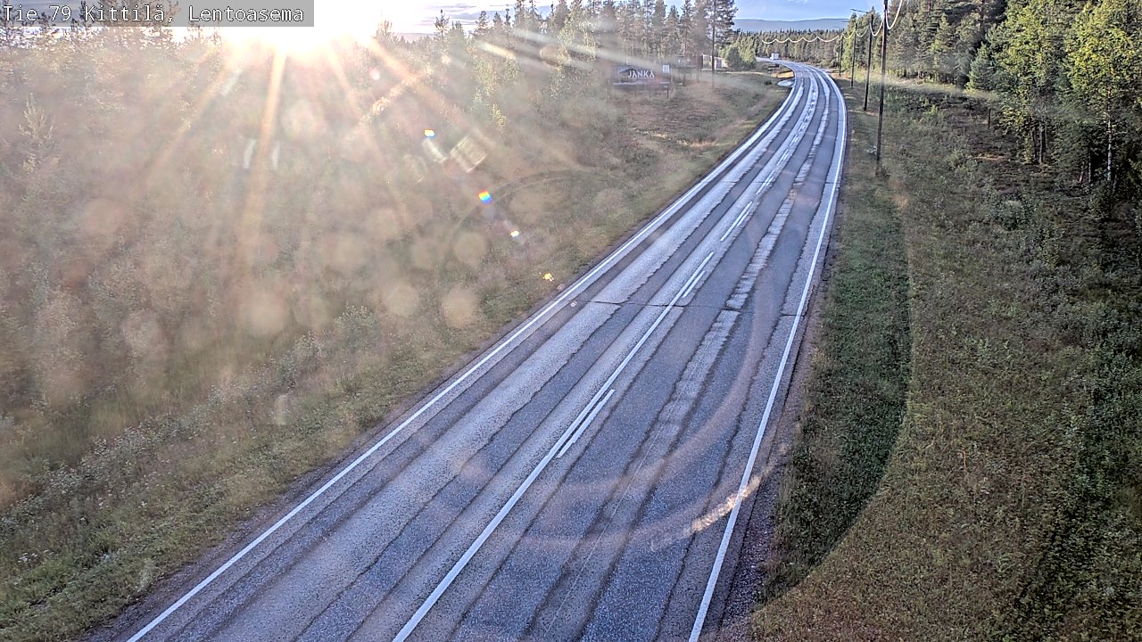 Kelikamerat Kuva Tie 79 Kittilä, Lentoasema, Kittilä, Lappi