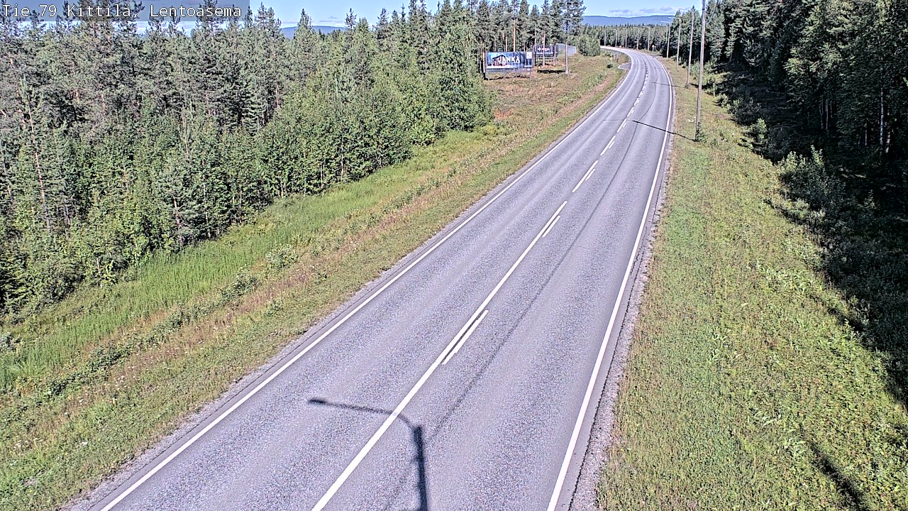 Weather Camera Image Road 79 Kittilä, Lentoasema, Kittilä, Lappi