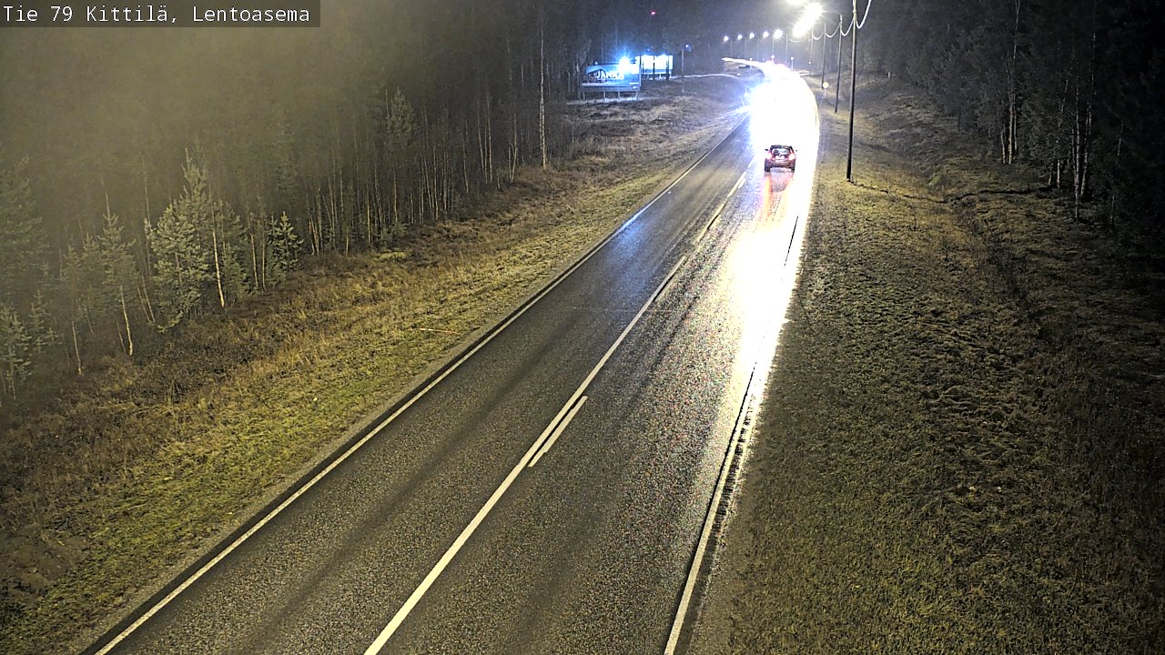 Kelikamerat Kuva Tie 79 Kittilä, Lentoasema, Kittilä, Lappi