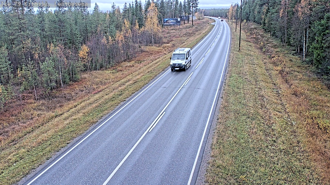 Weather Camera Image Road 79 Kittilä, Lentoasema, Kittilä, Lappi