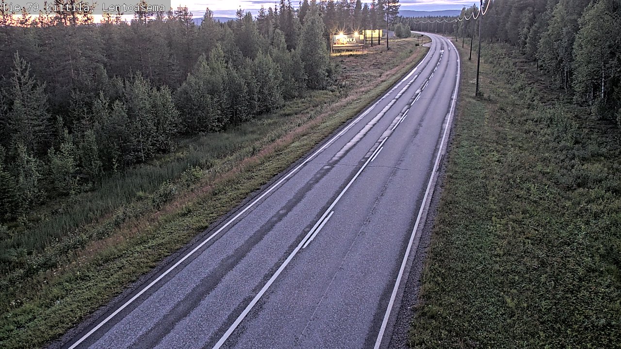Kelikamerat Kuva Tie 79 Kittilä, Lentoasema, Kittilä, Lappi