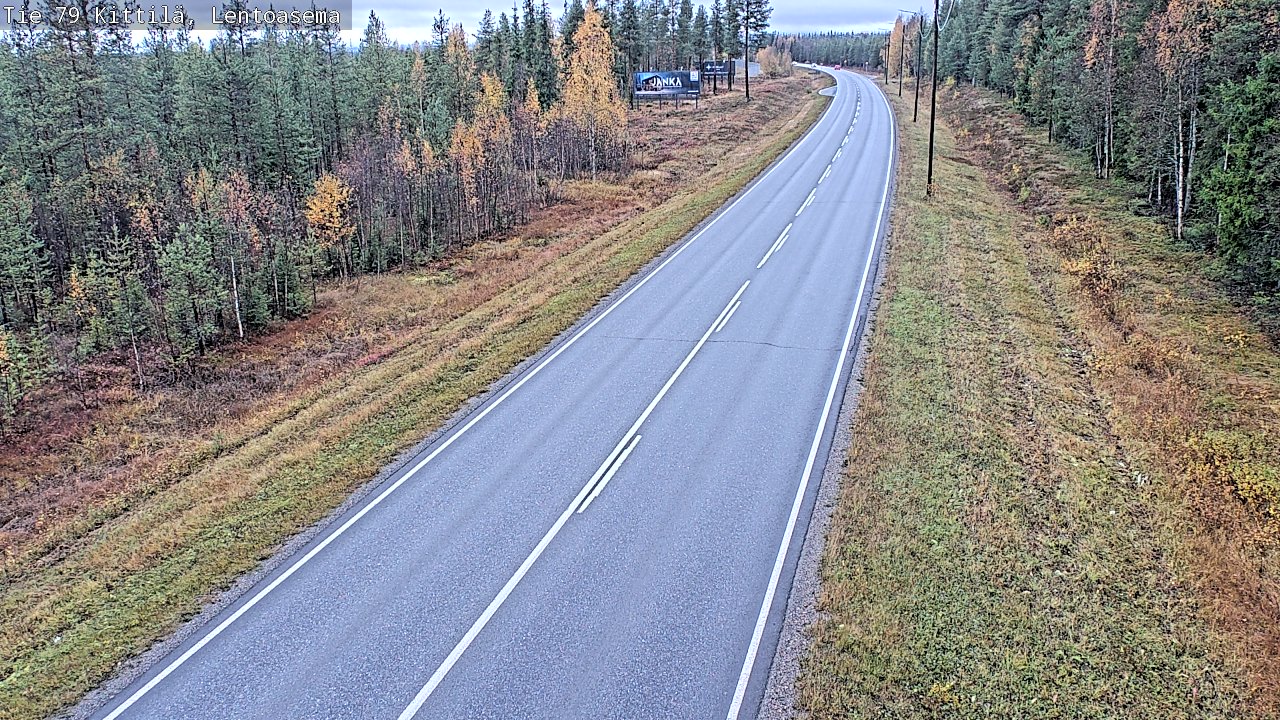 Weather Camera Image Road 79 Kittilä, Lentoasema, Kittilä, Lappi