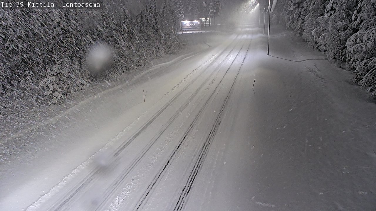 Weather Camera Image Road 79 Kittilä, Lentoasema, Kittilä, Lappi