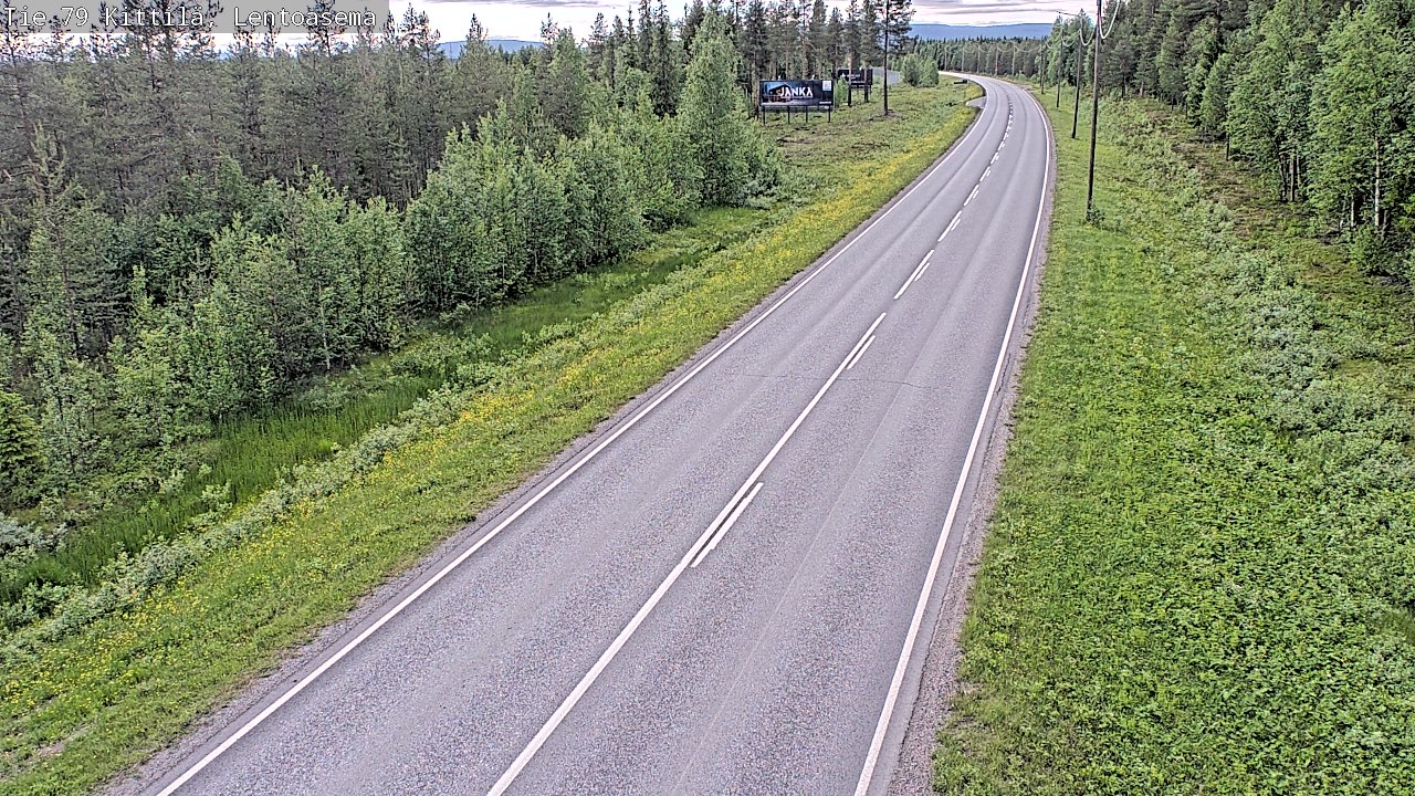 Kelikamerat Kuva Tie 79 Kittilä, Lentoasema, Kittilä, Lappi