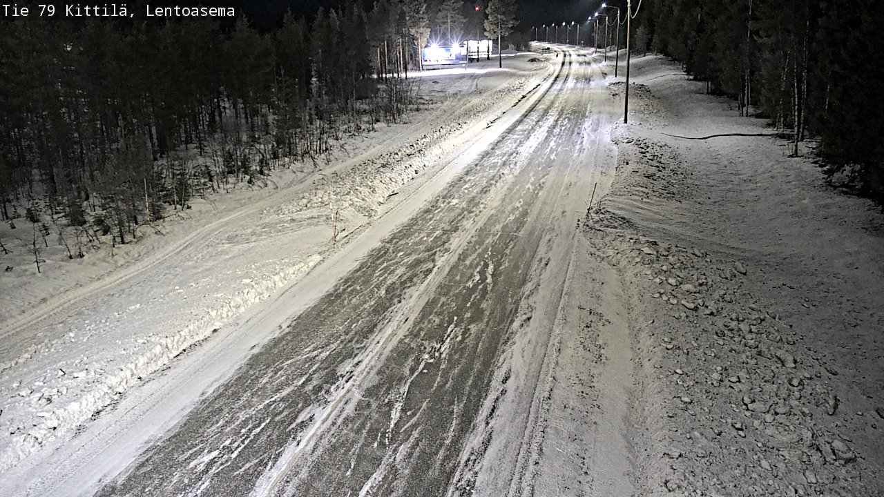 Kelikamerat Kuva Tie 79 Kittilä, Lentoasema, Kittilä, Lappi