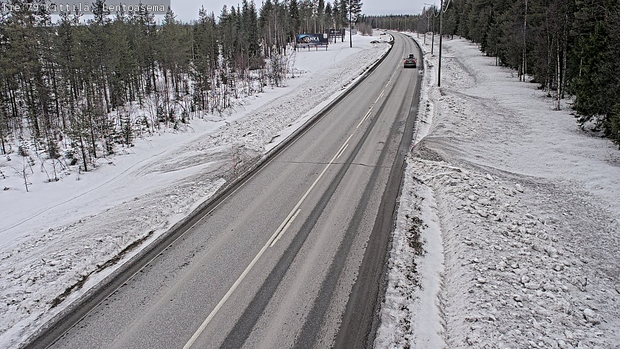 Kelikamerat Kuva Tie 79 Kittilä, Lentoasema, Kittilä, Lappi