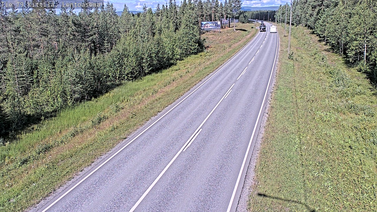 Weather Camera Image Road 79 Kittilä, Lentoasema, Kittilä, Lappi