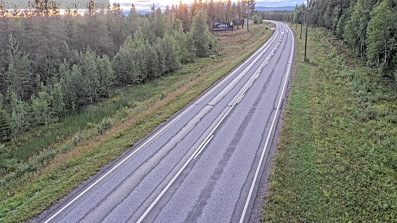 Kelikamerat Kuva Tie 79 Kittilä, Lentoasema, Kittilä, Lappi