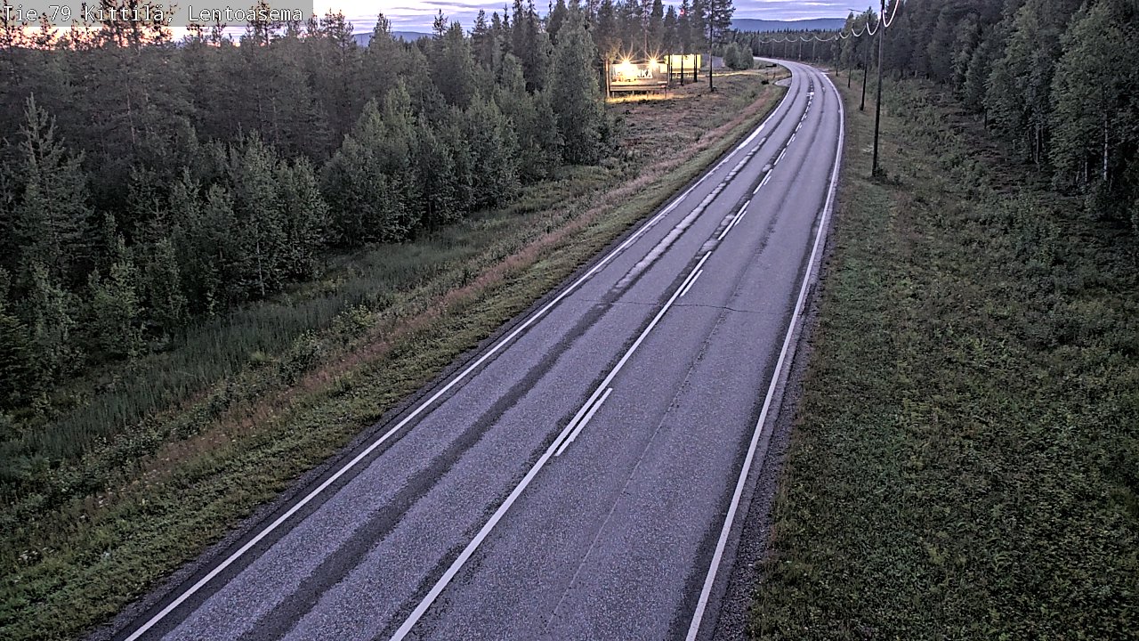 Kelikamerat Kuva Tie 79 Kittilä, Lentoasema, Kittilä, Lappi