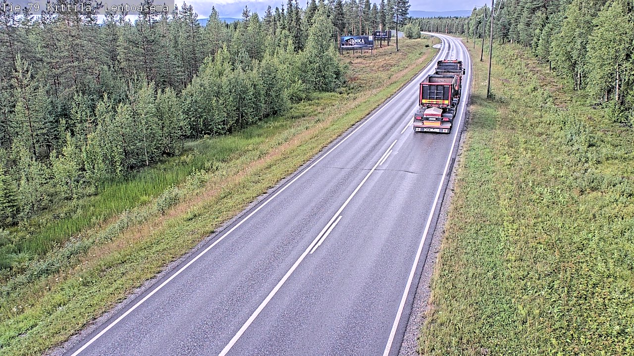 Kelikamerat Kuva Tie 79 Kittilä, Lentoasema, Kittilä, Lappi