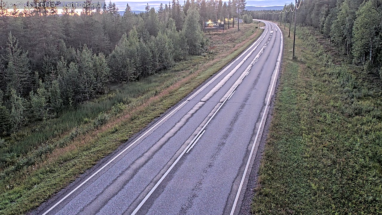 Kelikamerat Kuva Tie 79 Kittilä, Lentoasema, Kittilä, Lappi