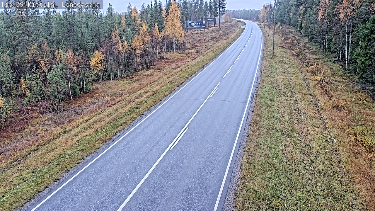 Kelikamerat Kuva Tie 79 Kittilä, Lentoasema, Kittilä, Lappi