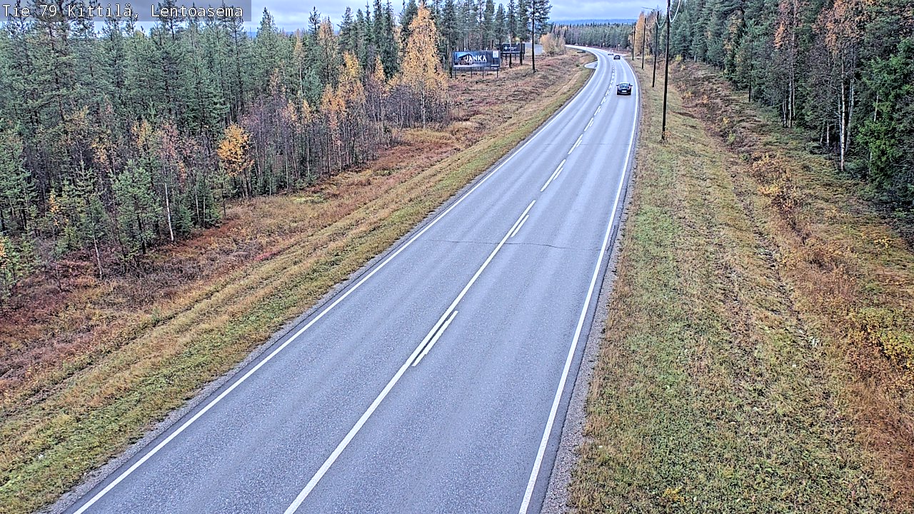 Weather Camera Image Road 79 Kittilä, Lentoasema, Kittilä, Lappi