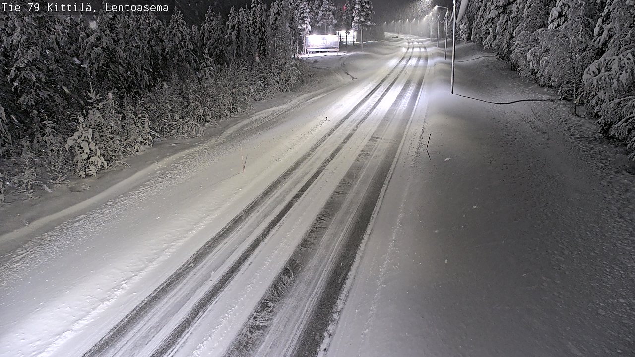 Weather Camera Image Road 79 Kittilä, Lentoasema, Kittilä, Lappi