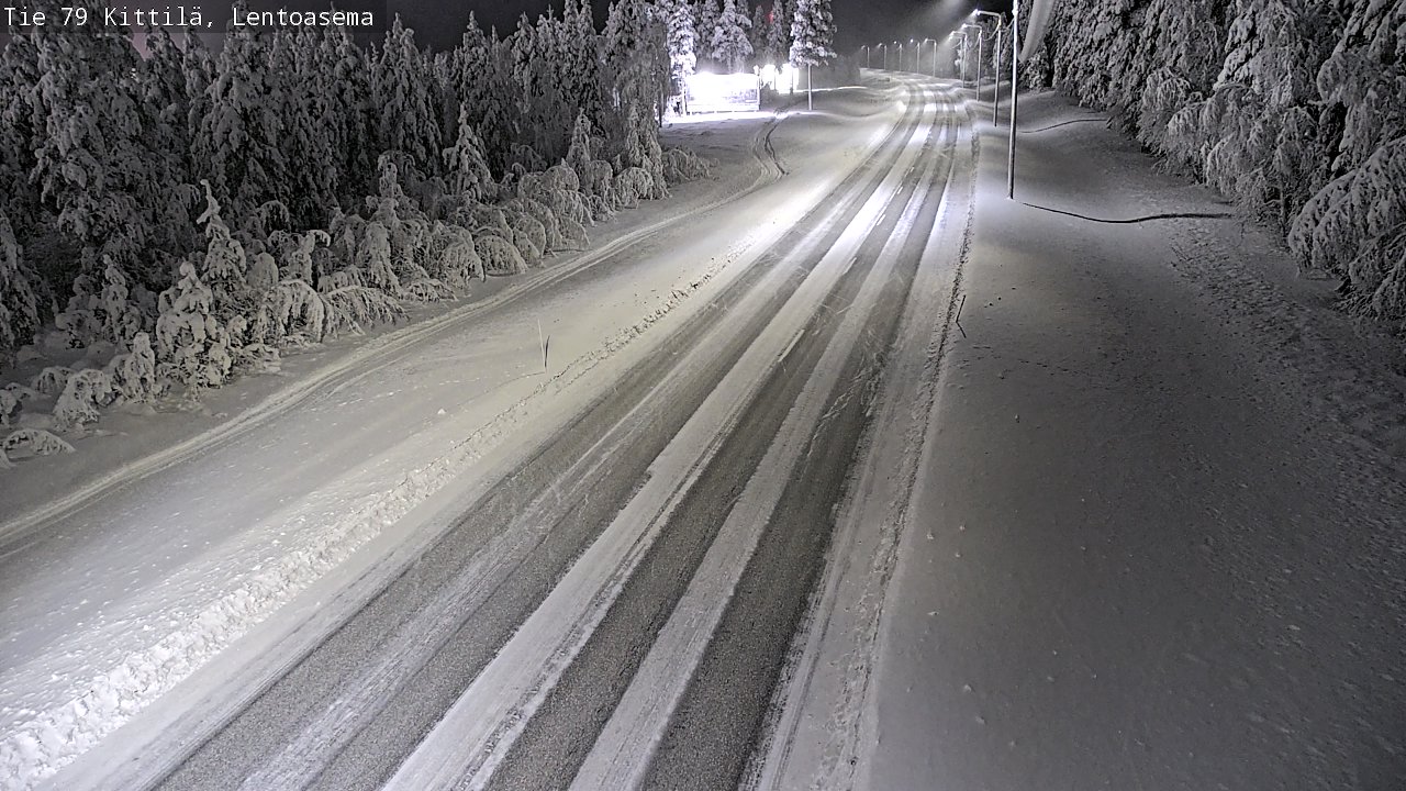 Kelikamerat Kuva Tie 79 Kittilä, Lentoasema, Kittilä, Lappi